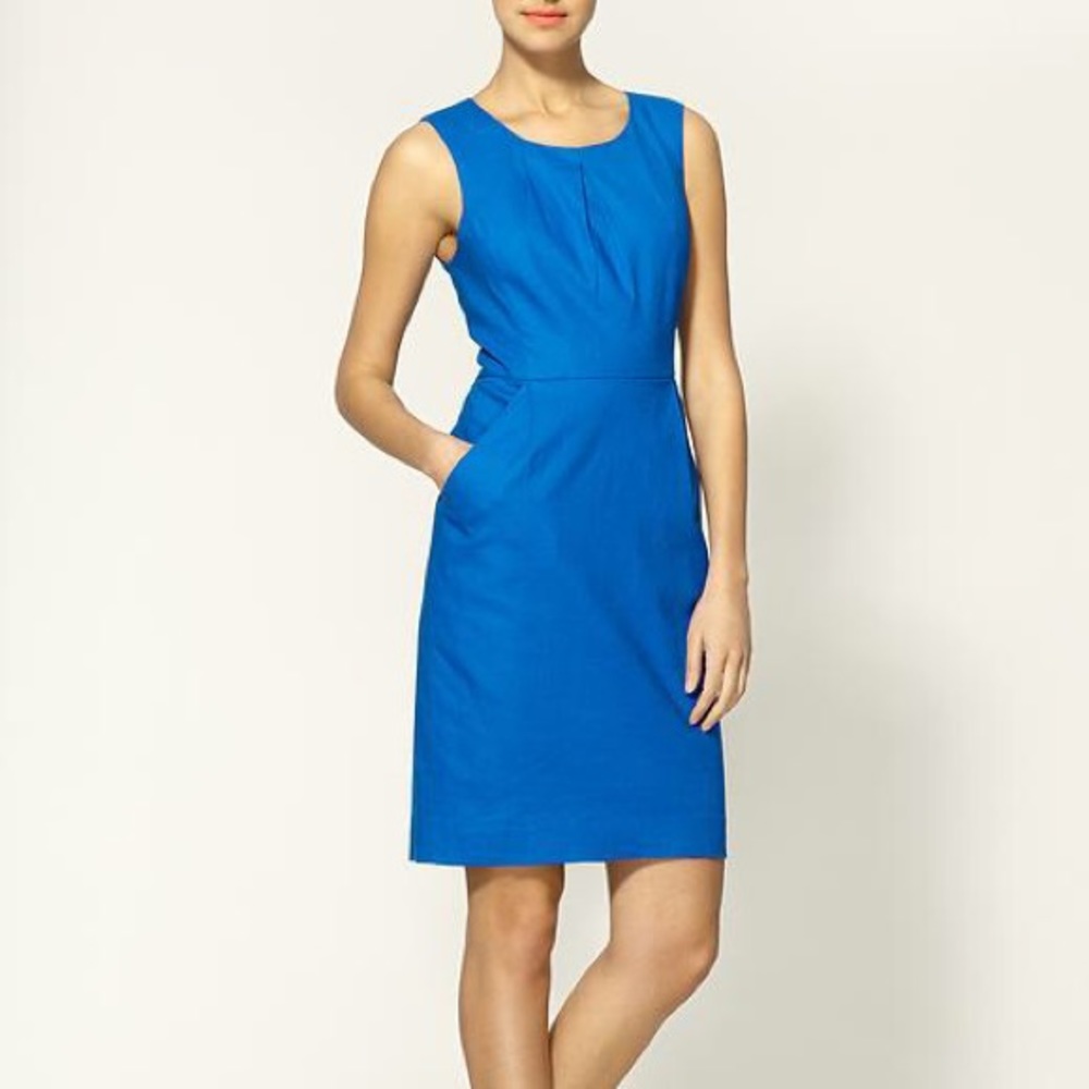 J. Crew Blue Annie Work/Formal Dress size 6